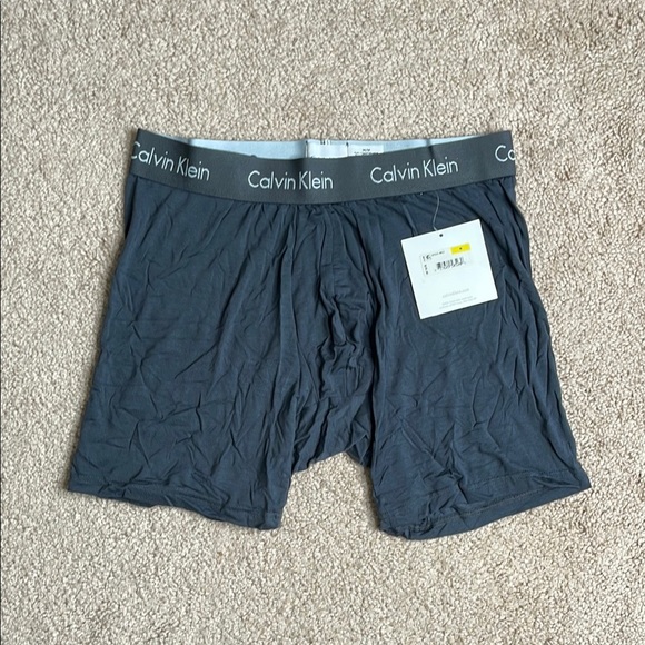 Calvin Klein Gray Boxer Briefs with Stretch Fabric - Picture 1 of 3